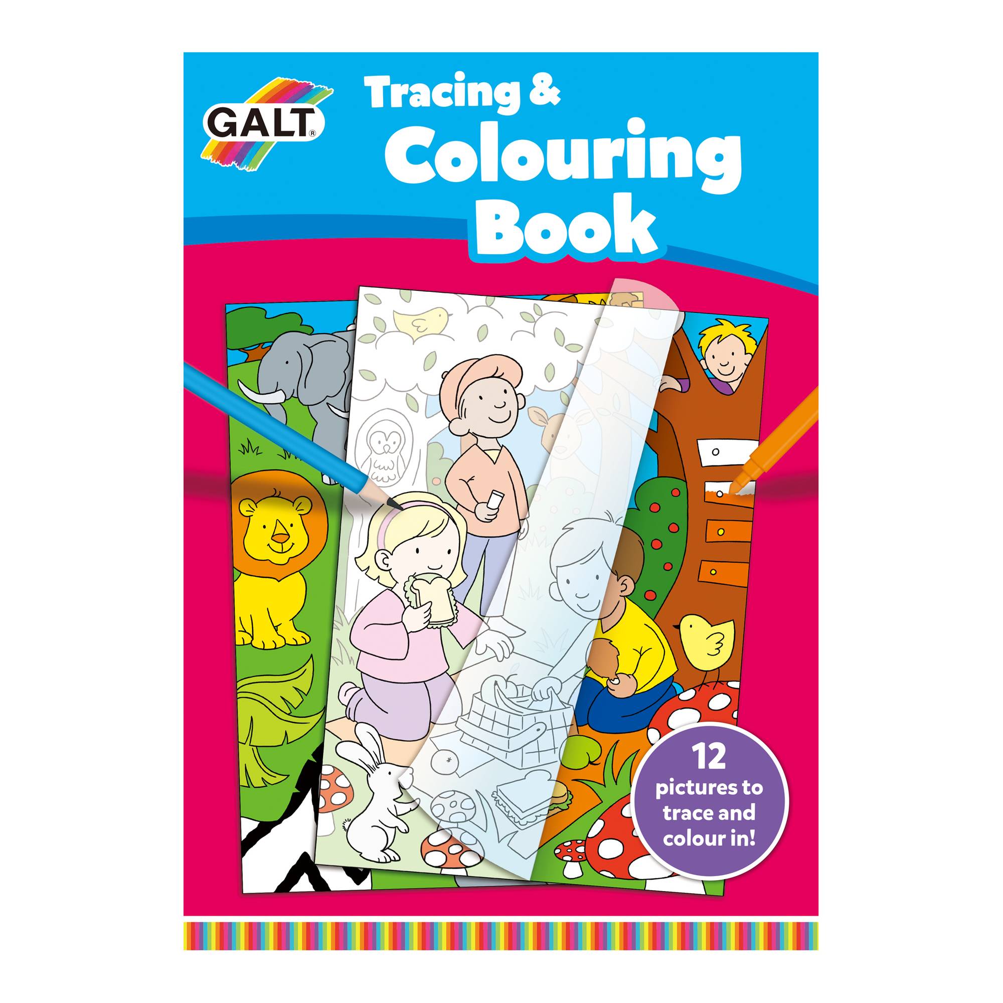 Galt Tracing and Colouring Book