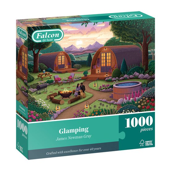 Falcon Glamping Jigsaw Puzzle 1000 Pieces