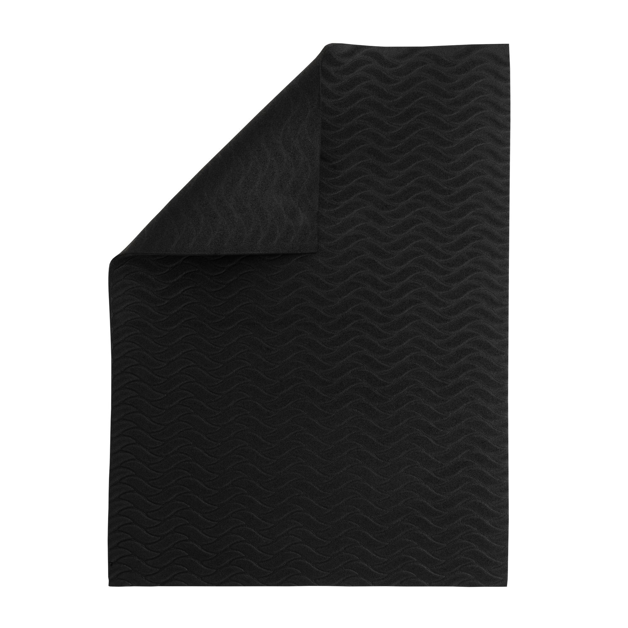 Black Wavy Embossed EVA Foam Sheet 22.5cm x 30cm