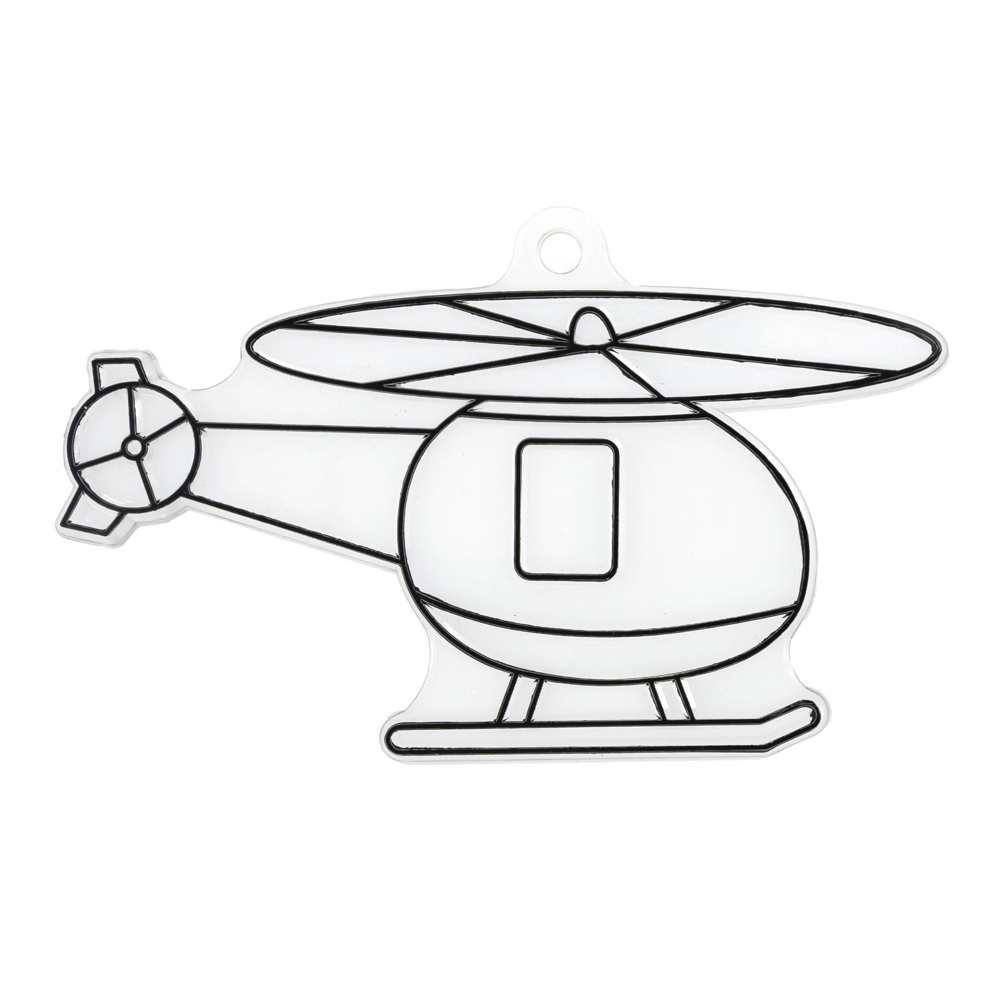 Helicopter Plastic Suncatcher