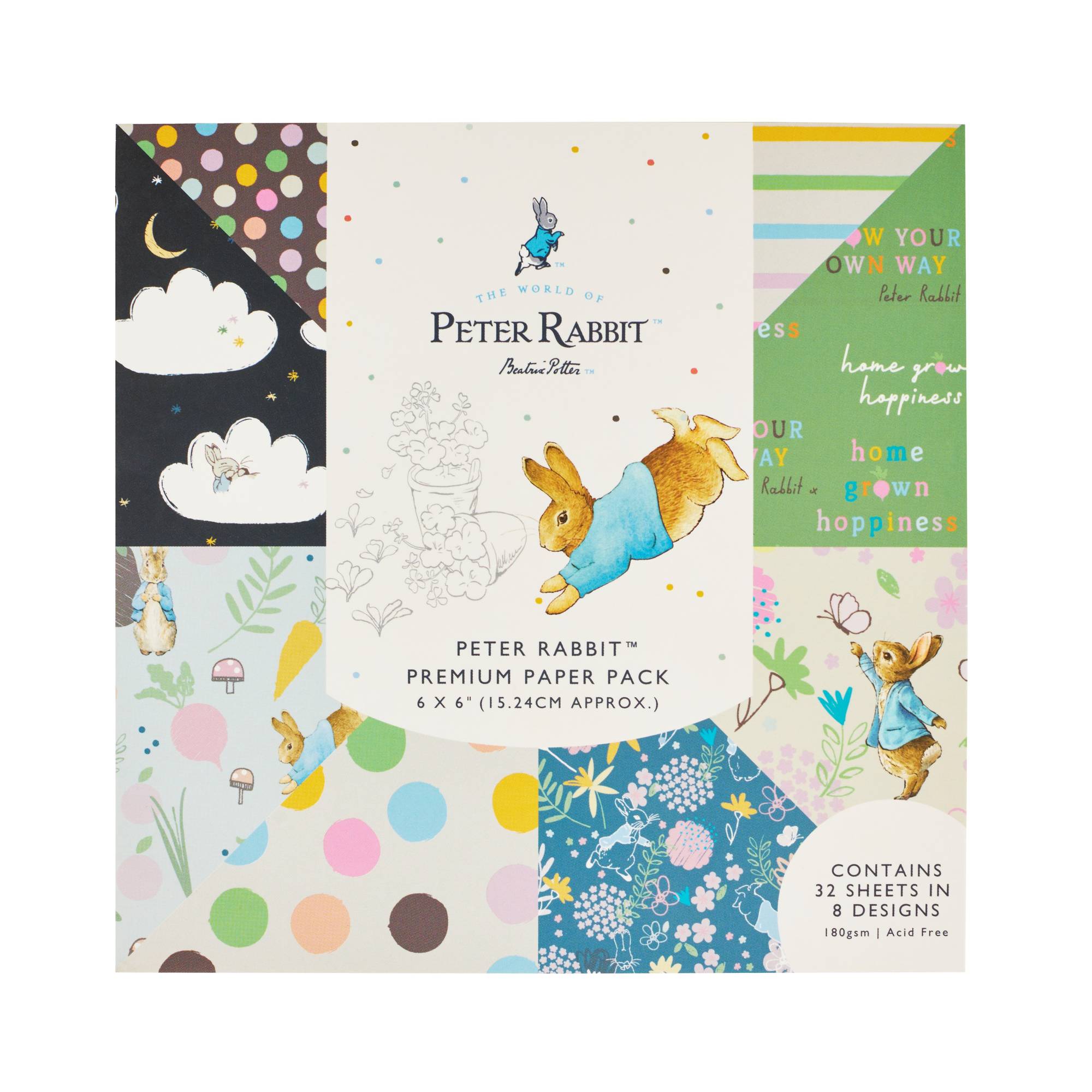 Peter Rabbit Paper Pad?6 x 6 Inches 32 Sheets