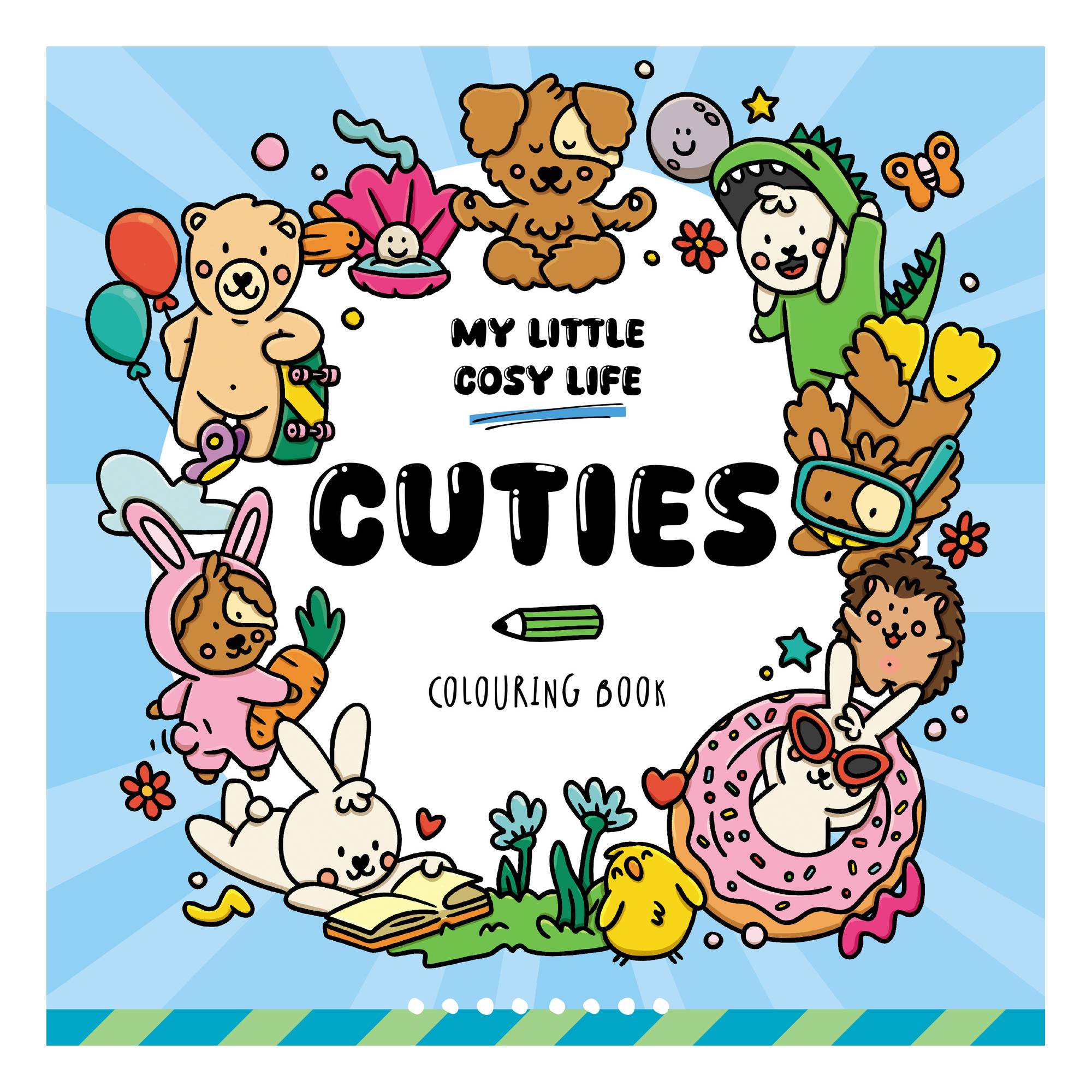 My Little Cosy Life Cuties Colouring Book