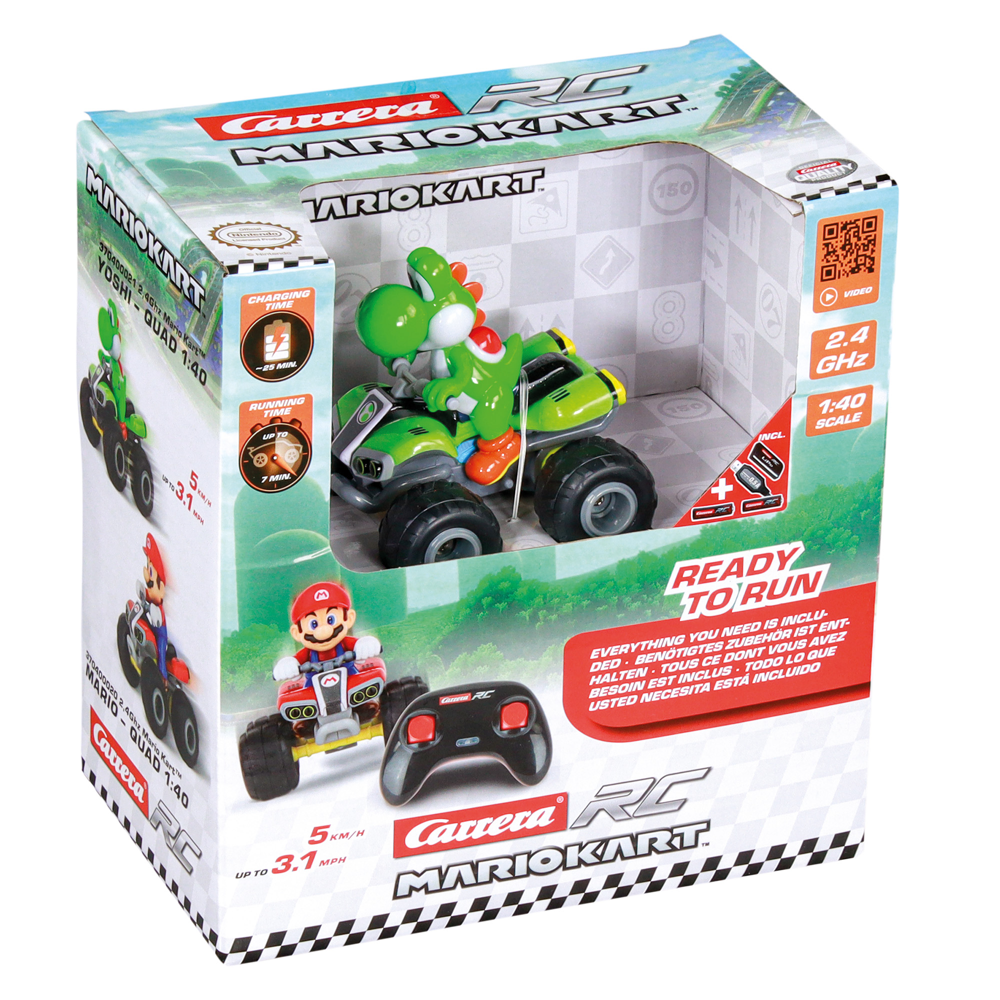 Carrera Mario Kart RC Yoshi Quad