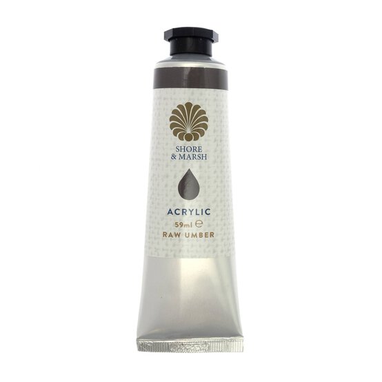 Shore & Marsh Raw Umber Acrylic Paint 59ml