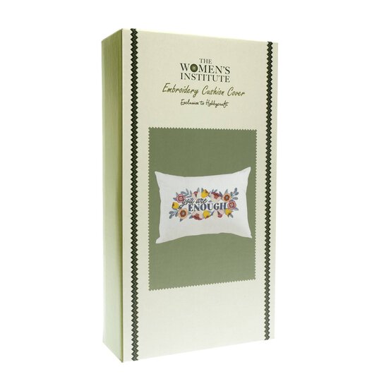 WI You Are Enough Embroidery Cushion Kit