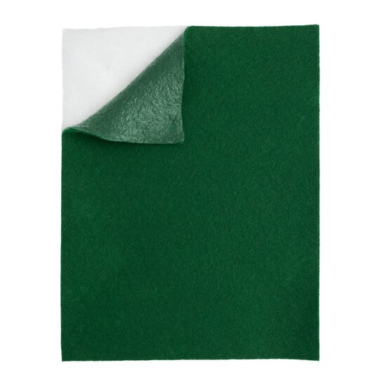 Green Self-Adhesive Felt Sheet A4