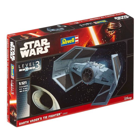 Revell Star Wars Darth Vader Tie Fighter Model Kit 22 Pieces