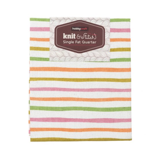 Pastel WigglySingle Cotton Fat Quarter