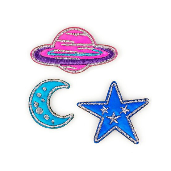 Starry Sky Iron-On Patches 3 Pack