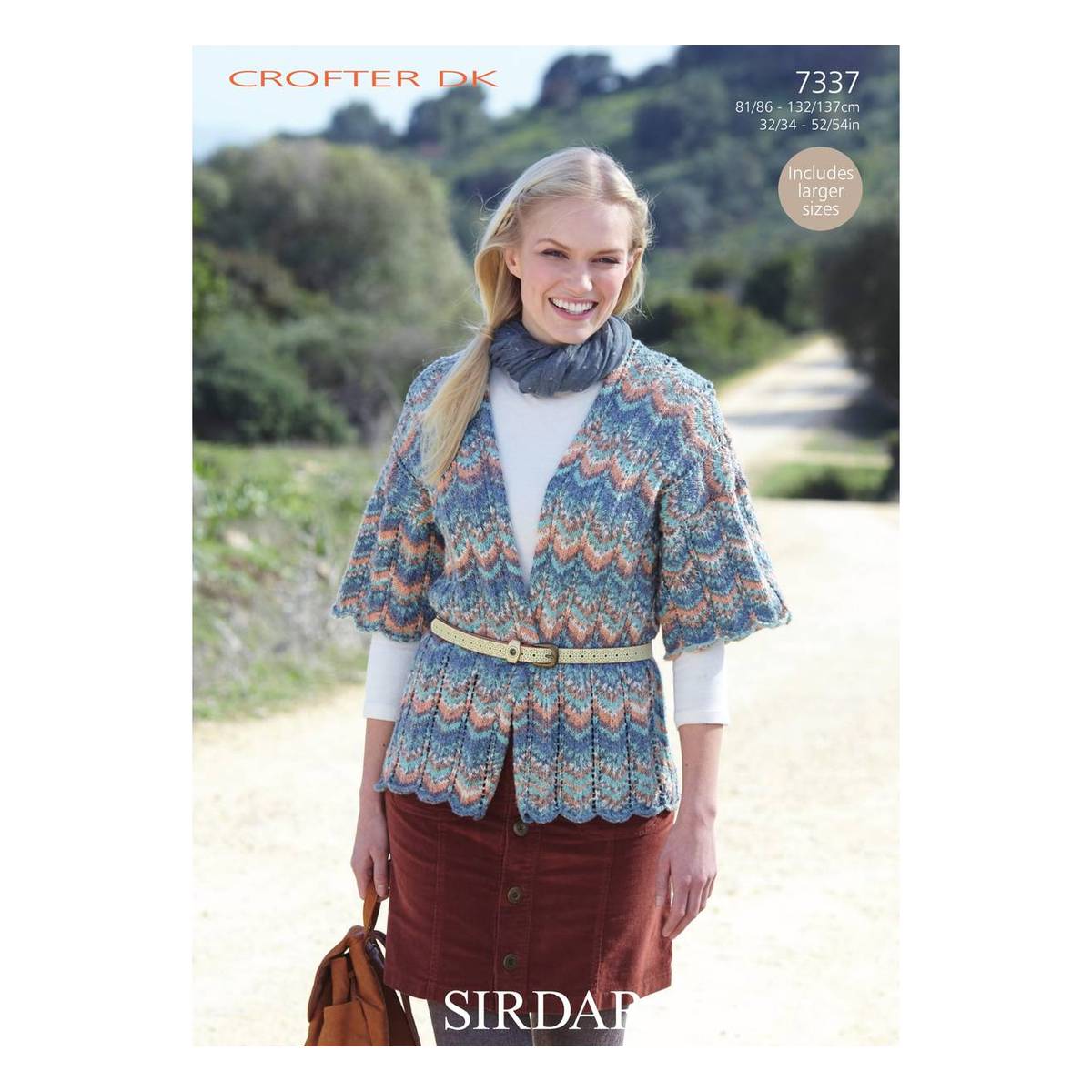 Sirdar Crofter DK Kimono Digital Pattern 7337