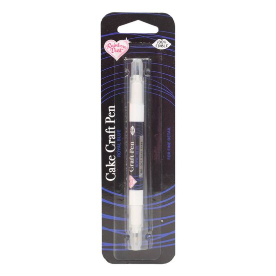 Rainbow Dust Royal Blue Double-Ended Edible Food Pen