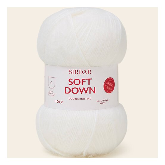 Sirdar Cloud White Soft Down DK 100g