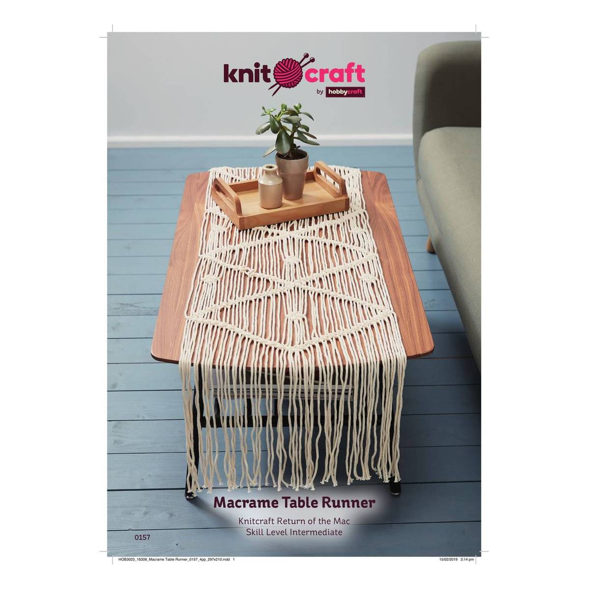 Knitcraft Macram&eacute; Table Runner Digital Pattern 0157