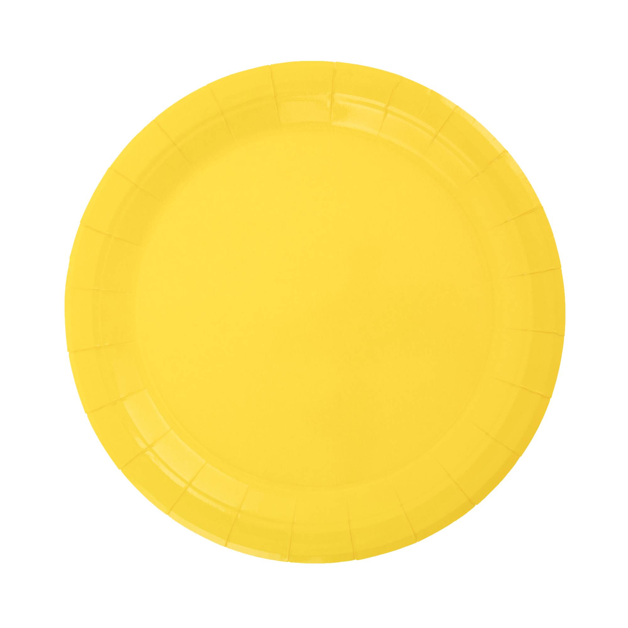 School Bus Yellow Paper Plates 8 Pack