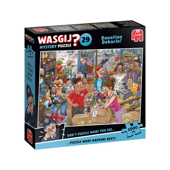 Wasgij Mystery 29 Donation Debacle Jigsaw Puzzle 1000 Pieces