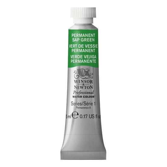 Winsor & Newton Permanent Sap Green Professional Watercolour Tube 5ml