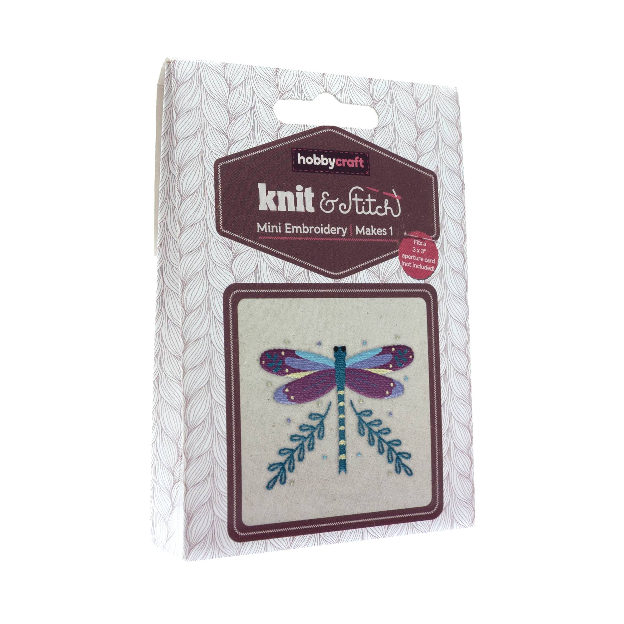 Mini Dragonfly Embroidery Kit