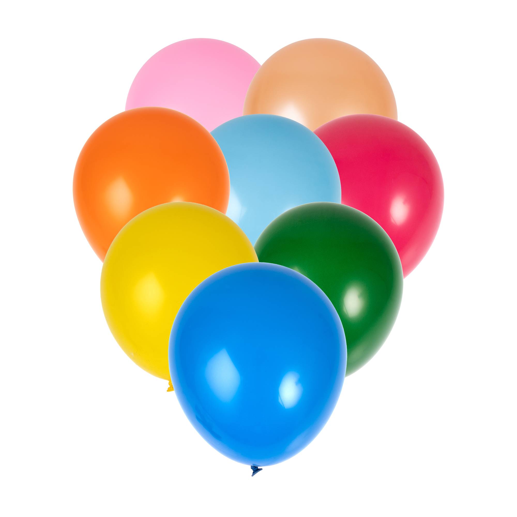 Bright Latex Balloons 8 Pack