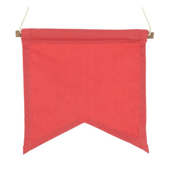 Bright Pink Dove Tail Canvas Banner 19cm x 22cm