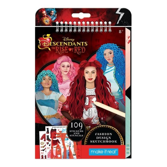 Disney Descendants Rise of Red Fashion Design Sketchbook