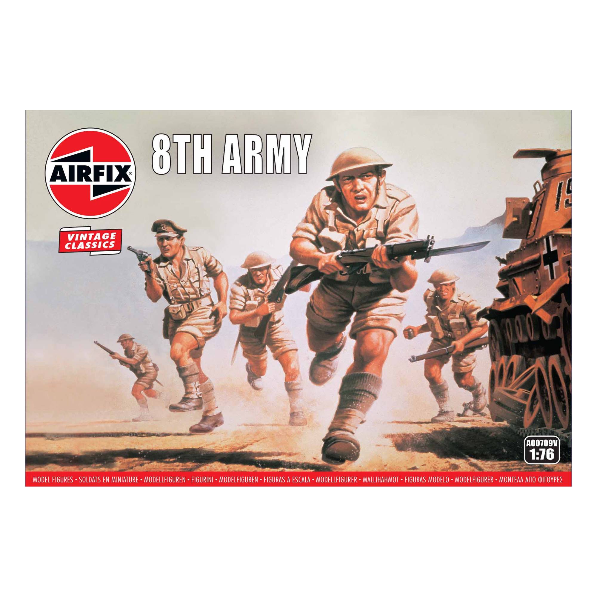 Airfix WWII British 8th Army Model Kit 1:76