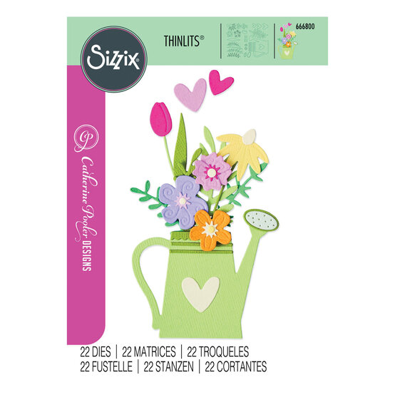 Sizzix Thinlits Sprinkled With Love Die Set 22 Pieces