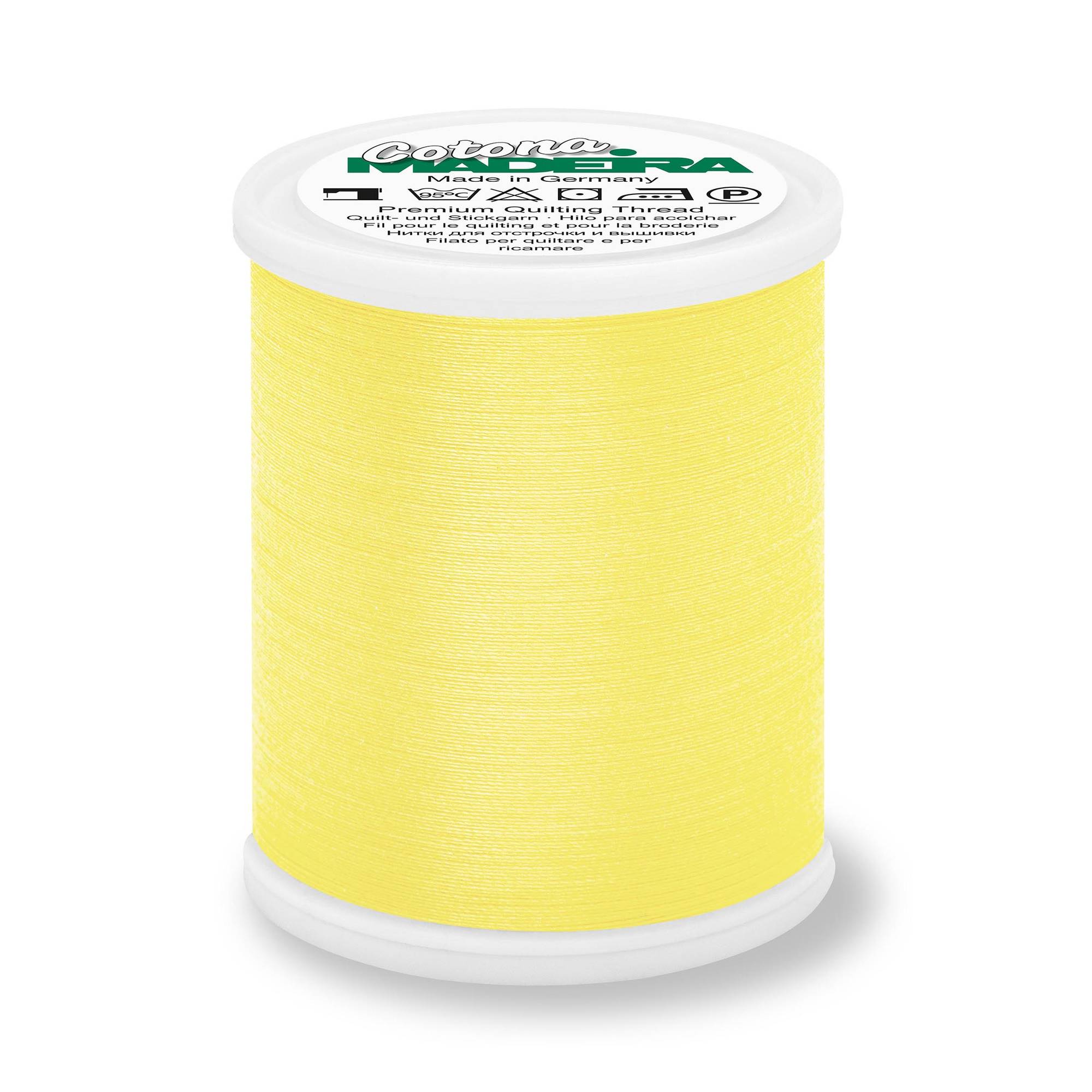 Madeira Lemon Yellow Cotona 50 Quilting Thread 1000m (770)