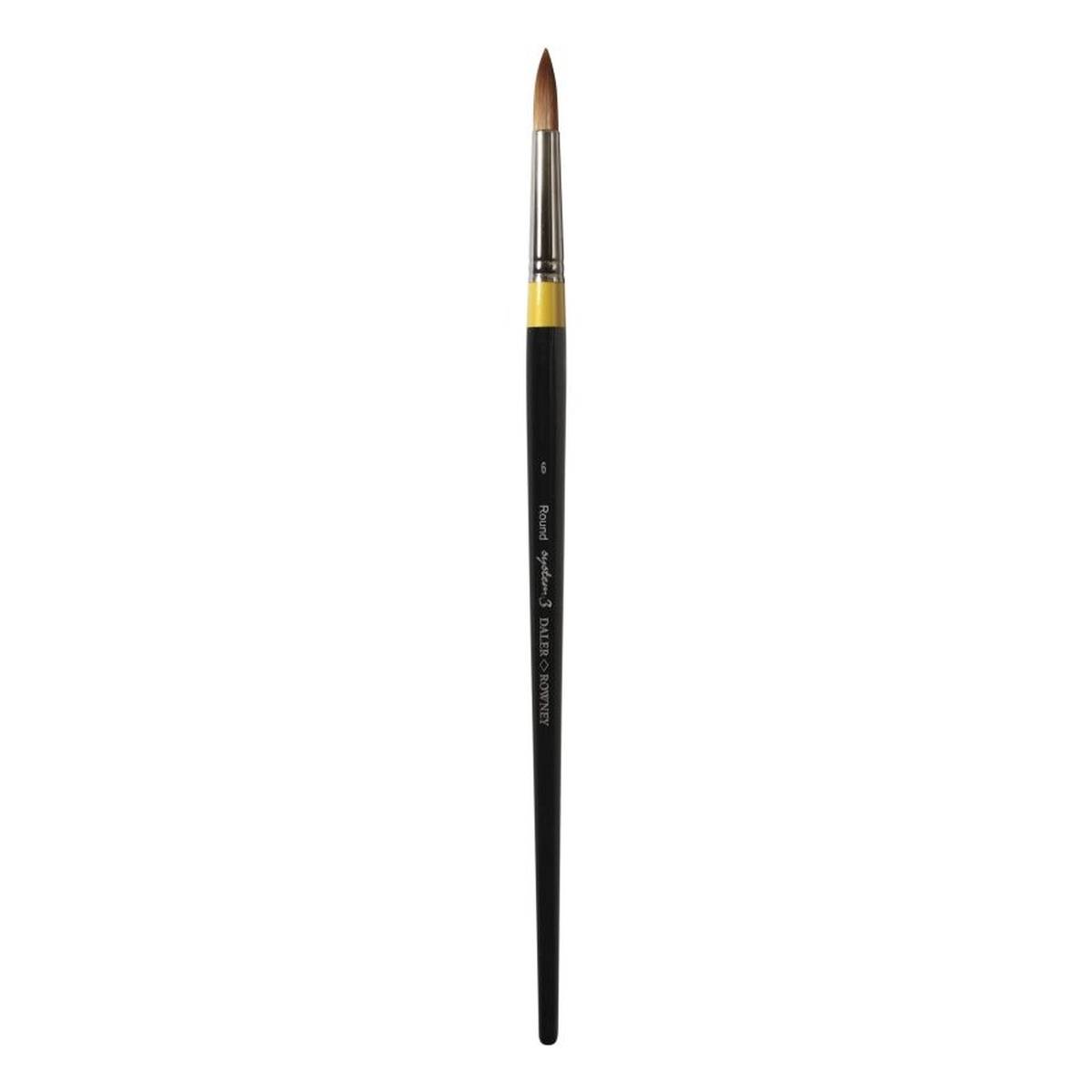 Daler-Rowney System3 Brush Round Long Handle 0/6