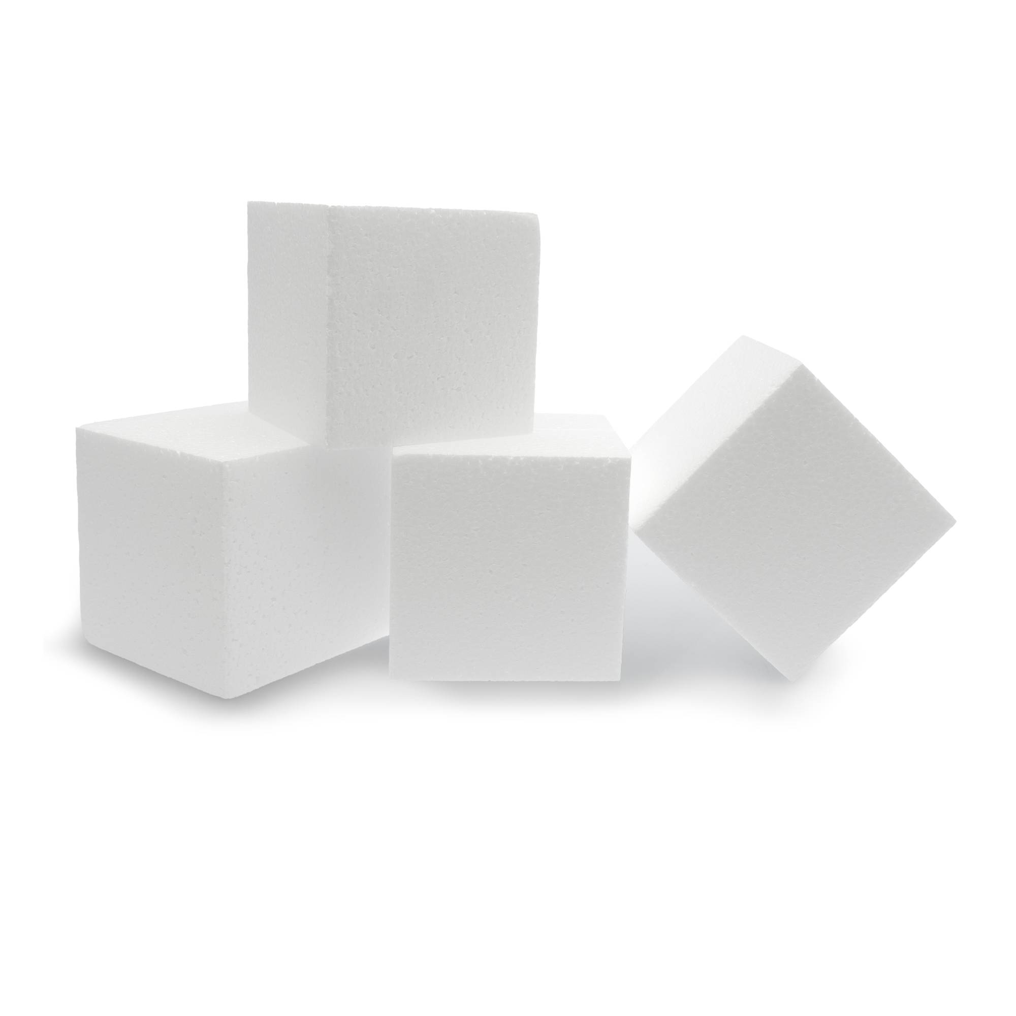 Polystyrene Cubes 10cm 4 Pack
