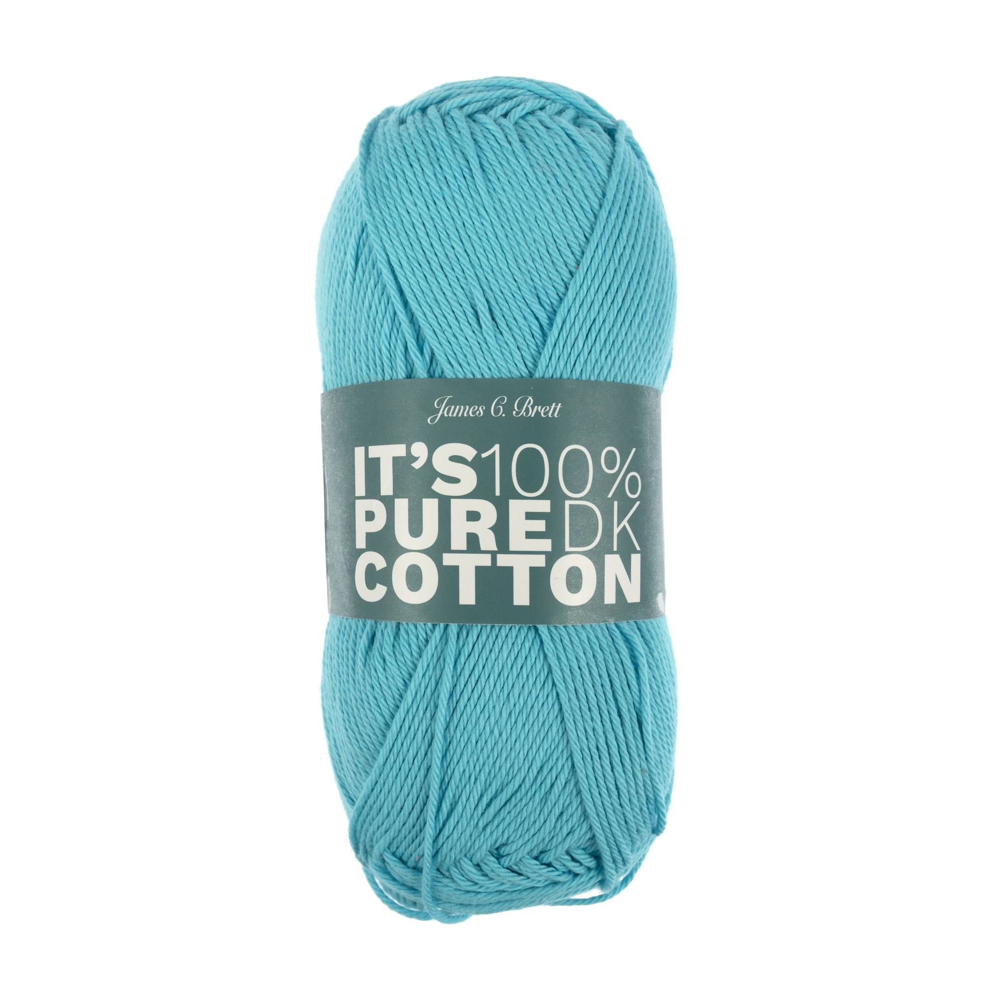 James C Brett Turquoise It’s Pure Cotton Yarn 100g