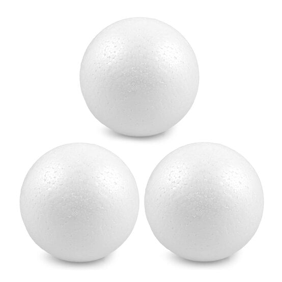 Polystyrene Balls 8cm 3 Pack
