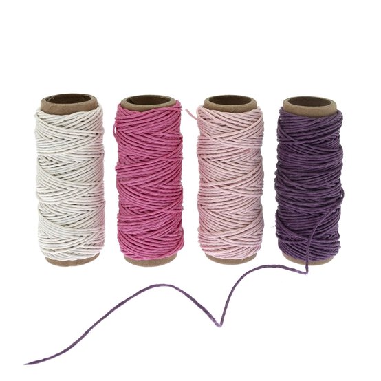 Pastel Hemp Twine 11m 4 Pack