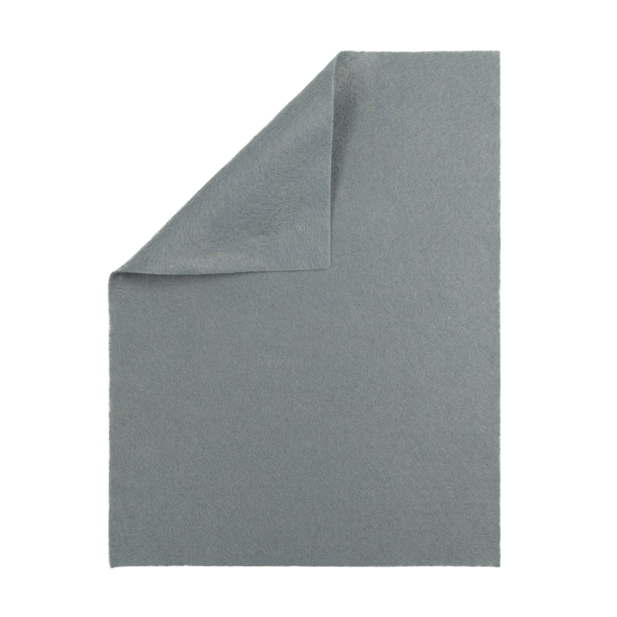 Light Grey Polyester Felt Sheet A4