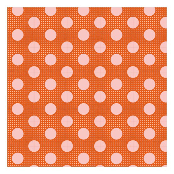 Ginger Medium Dot Cotton Fabric?by the Metre
