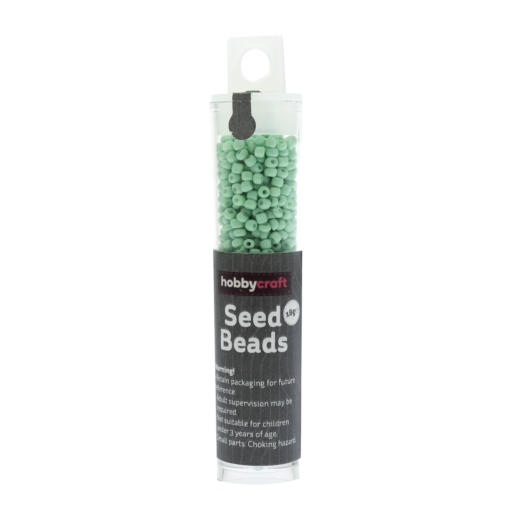 Mint Green Seed Beads 2mm 18g