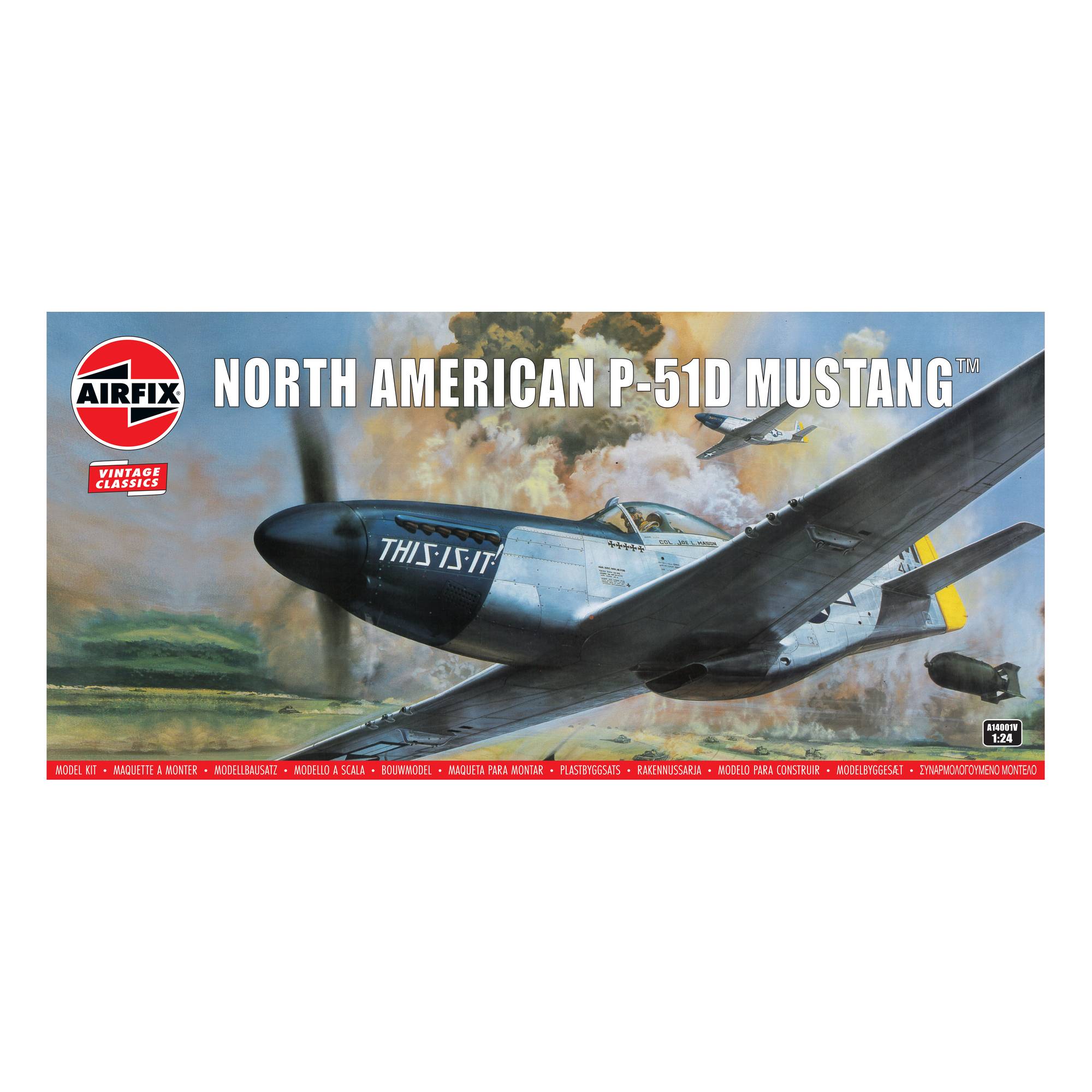 Airfix North American P-51D Mustang Model Kit 1:24