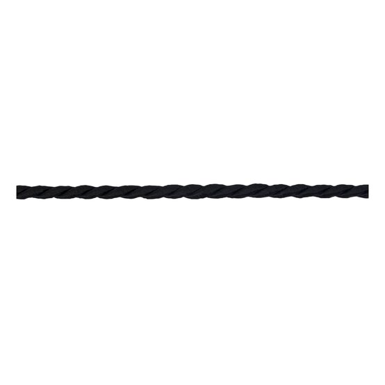 Black 3mm Cord Trim by the Metre