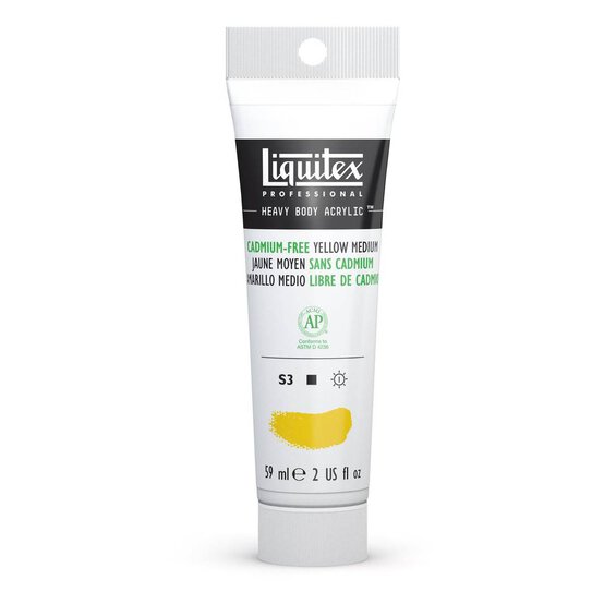 Liquitex Professional Cadmium-Free Yellow Heavy Body Acrylic 59ml