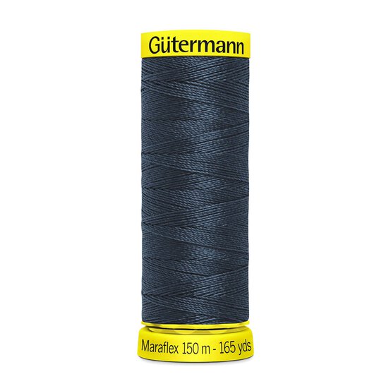 Gutermann Dark Denim Maraflex Stretchy Sewing Thread 150m (339)