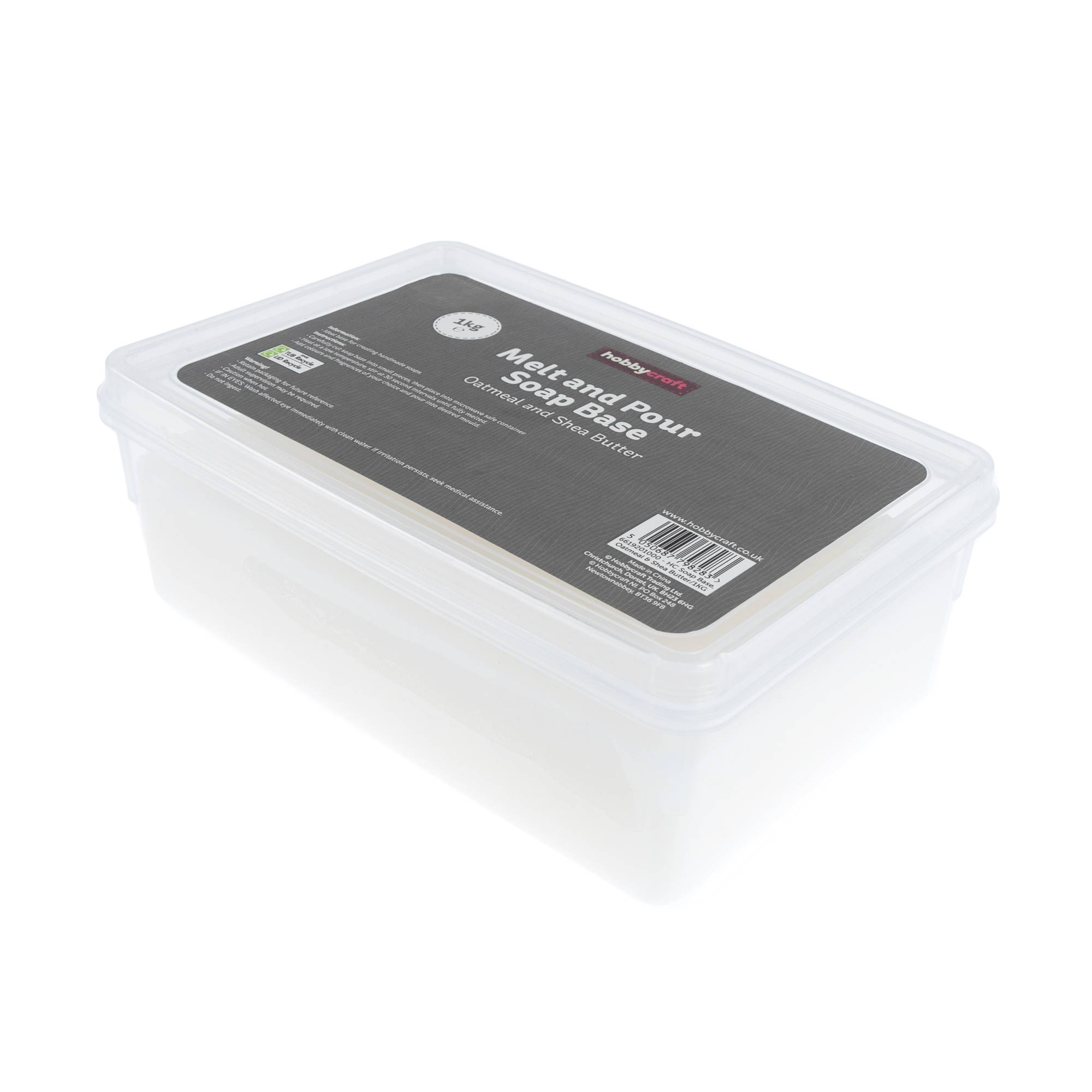 Oatmeal and Shea Butter Melt and Pour Soap Base 1kg