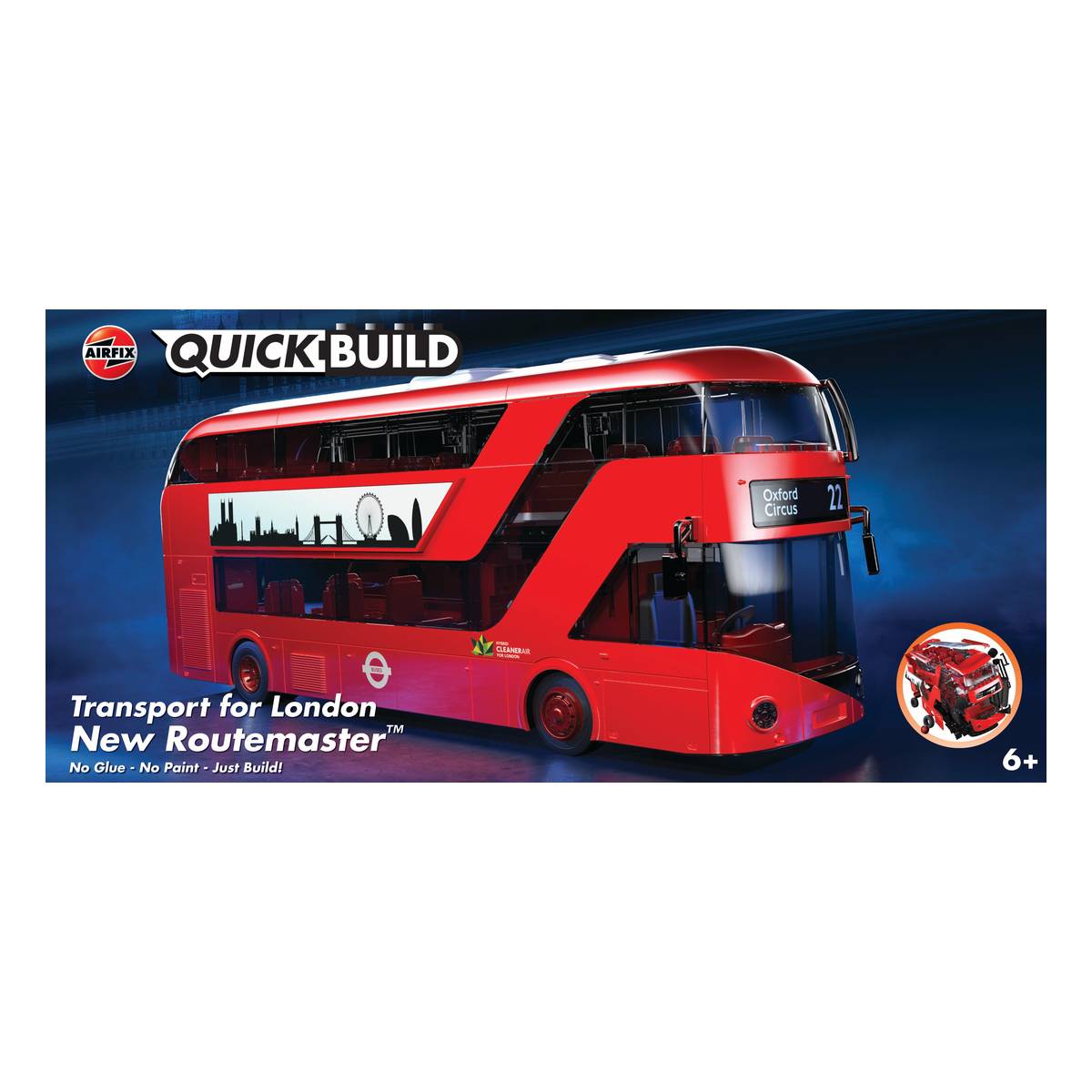 Airfix Quickbuild New Routemaster Model Kit