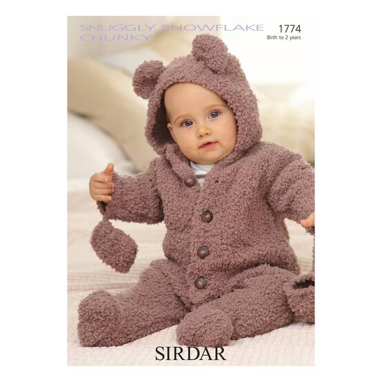 Sirdar Snuggly Snowflake Chunky Bear All in One Digital Pattern 1774