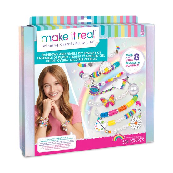 Make It Real Rainbows and Pearls Jewellery Set