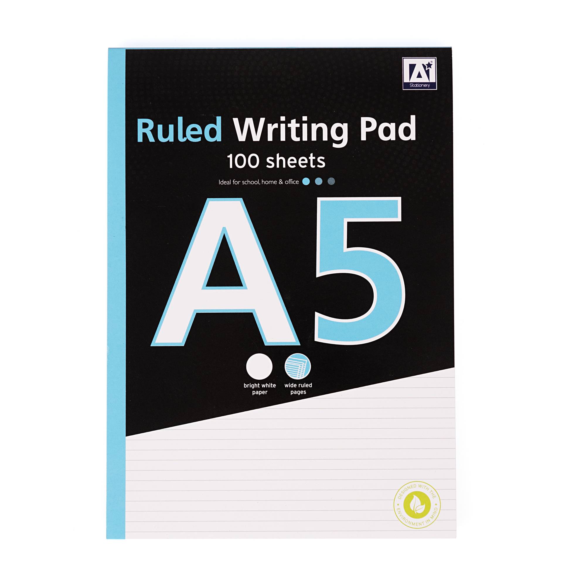 Ruled Writing Pad A5 100 Sheets