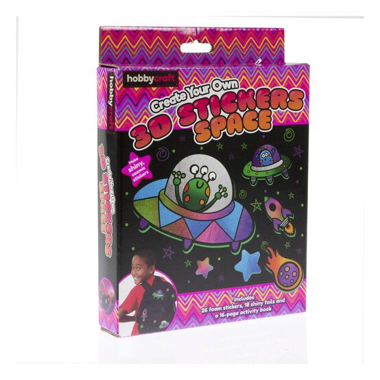 Create Your Own 3D Space Stickers