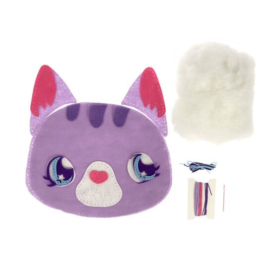 Make Your Own Cat Felt Pillow Kit