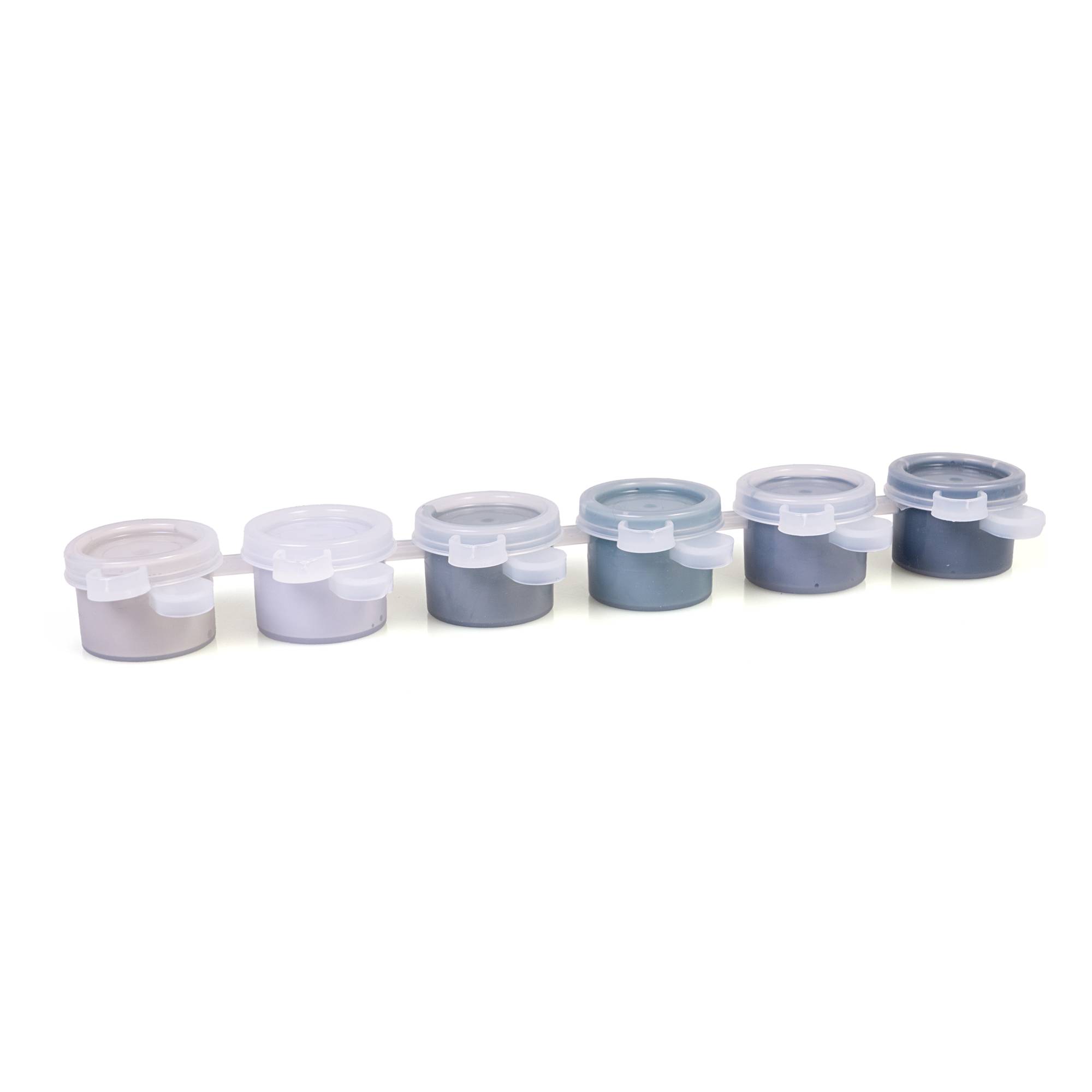 Grey Blue Acrylic Craft Paints 5ml 6 Pack
