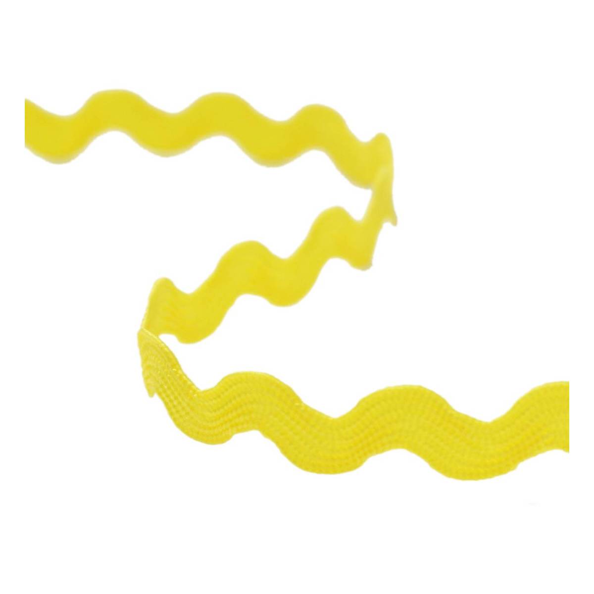 Yellow Ric Rac Ribbon 6mm x 4m