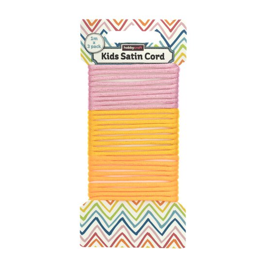 Sunny Satin Cord 1m 3 Pack