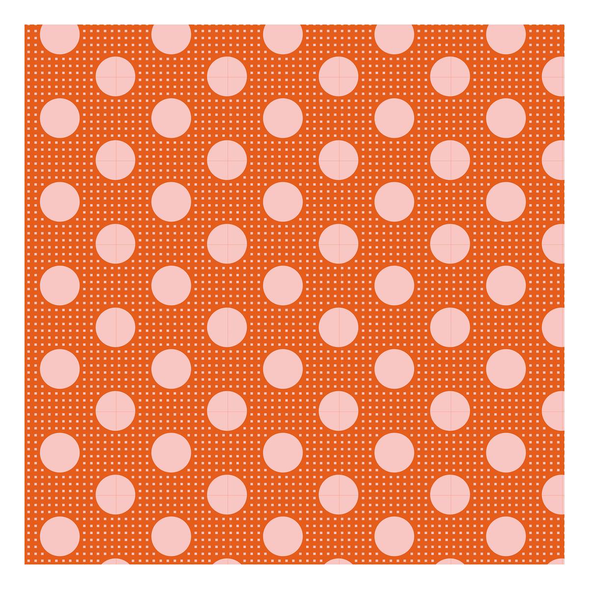 Ginger Medium Dot Cotton Fabric?by the Metre